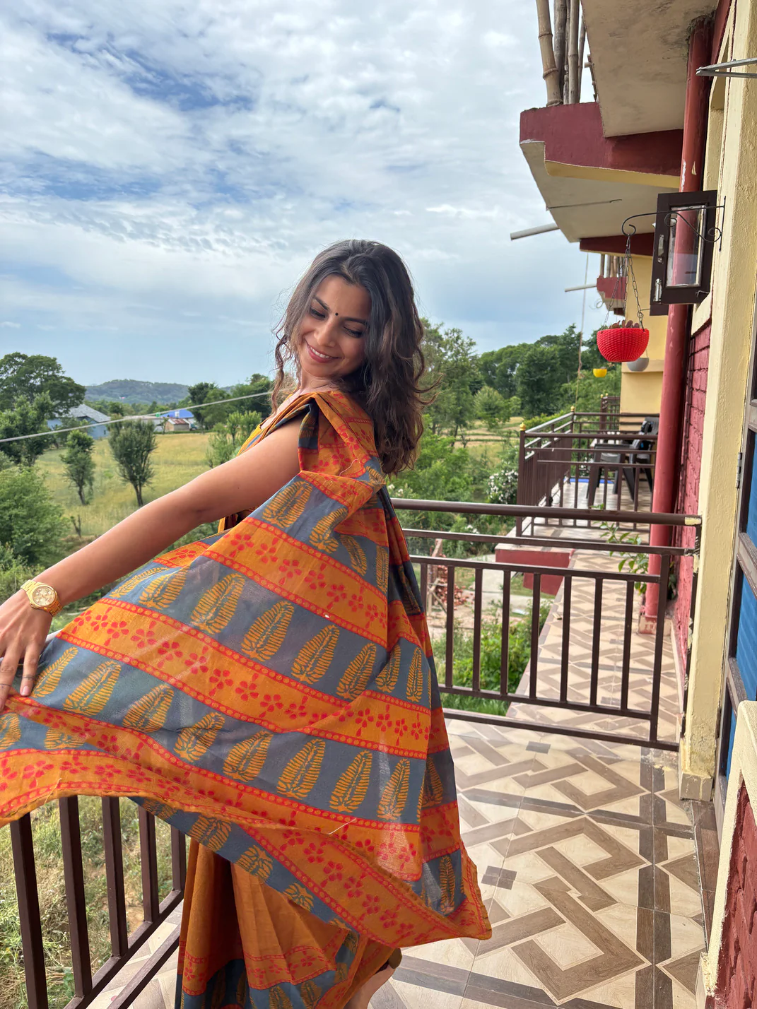 Dandellion Cotton Saree - Image 5