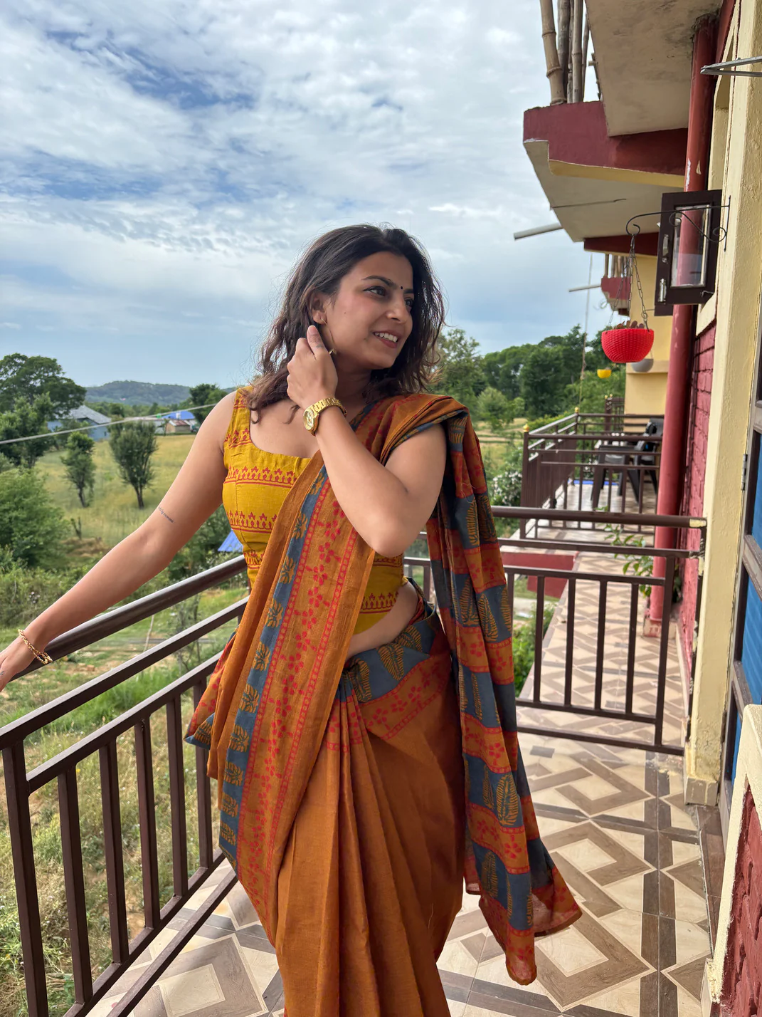 Dandellion Cotton Saree - Image 6