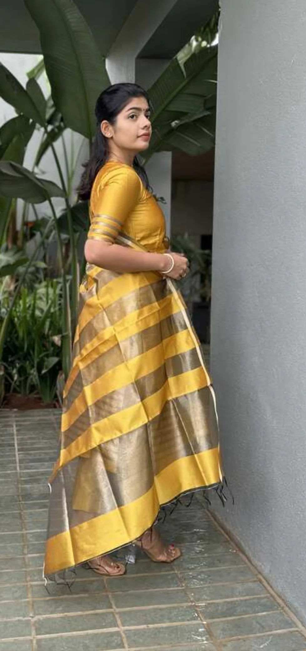 Amber Heart Rise Banarsi Silk Stitched Suit - Image 16