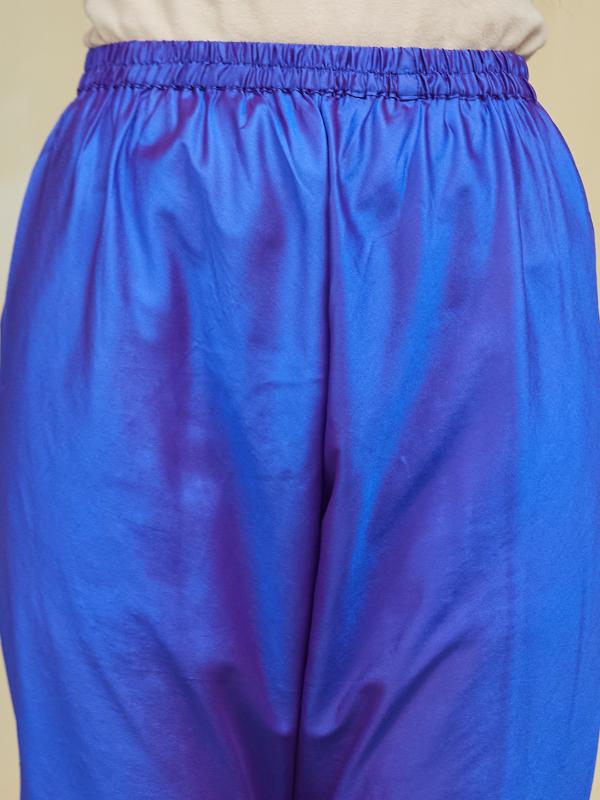 Frosted Blue Banarsi Unstitched Suit - Image 14