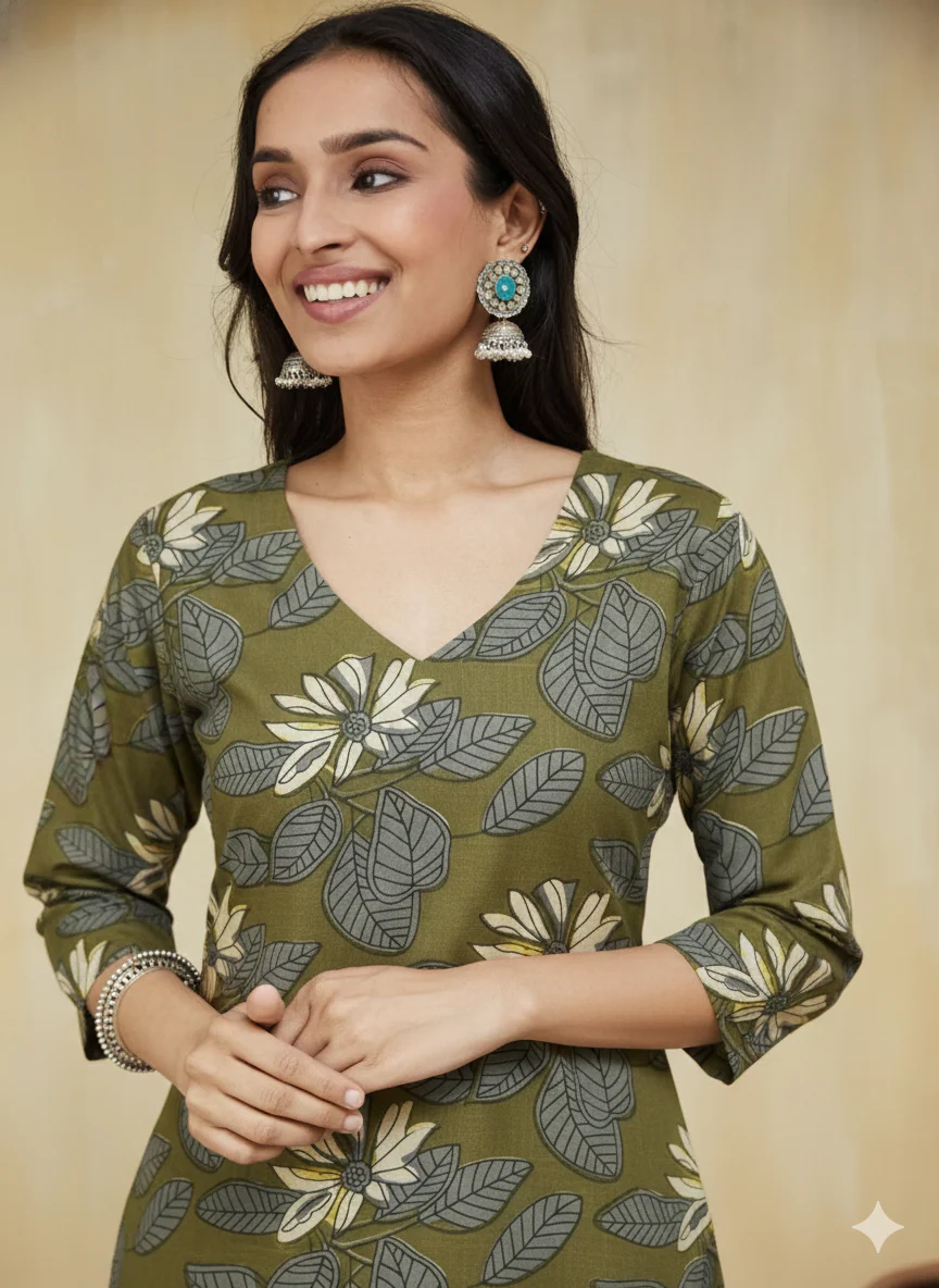 Rozana Cotton Kurta - Image 3