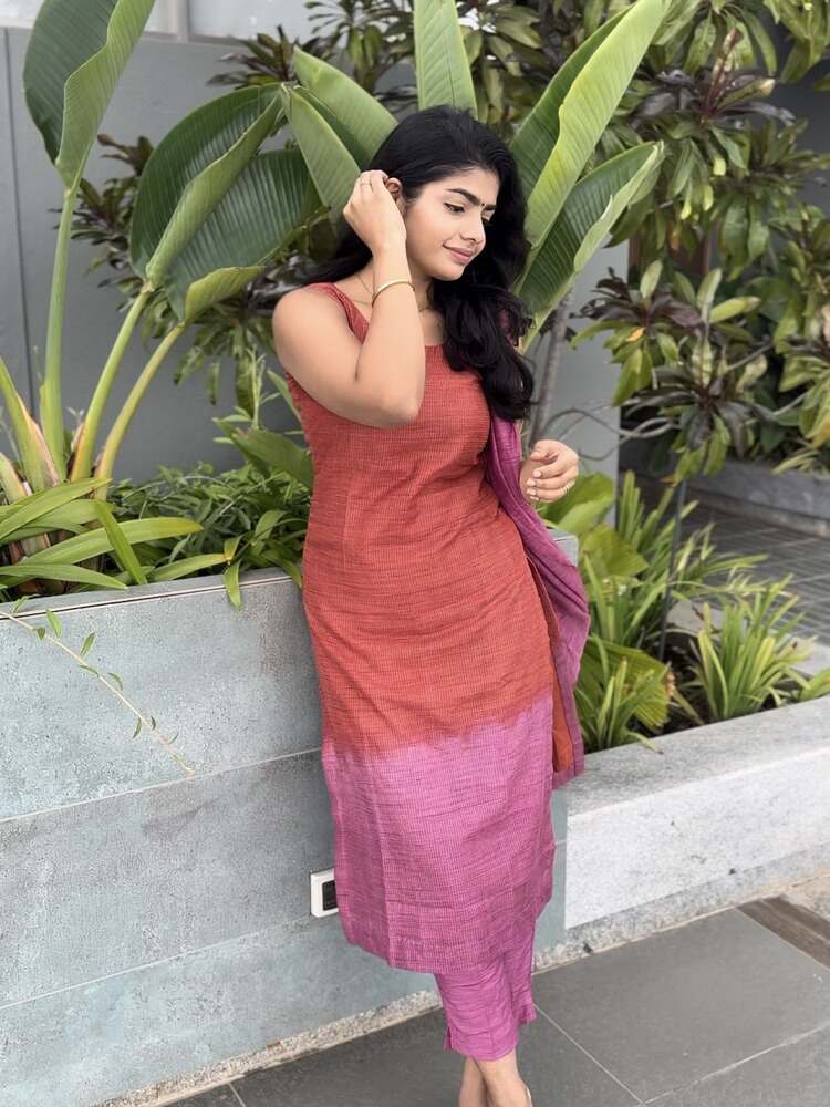 Lady In Pink Stitched Suit Set - Image 10