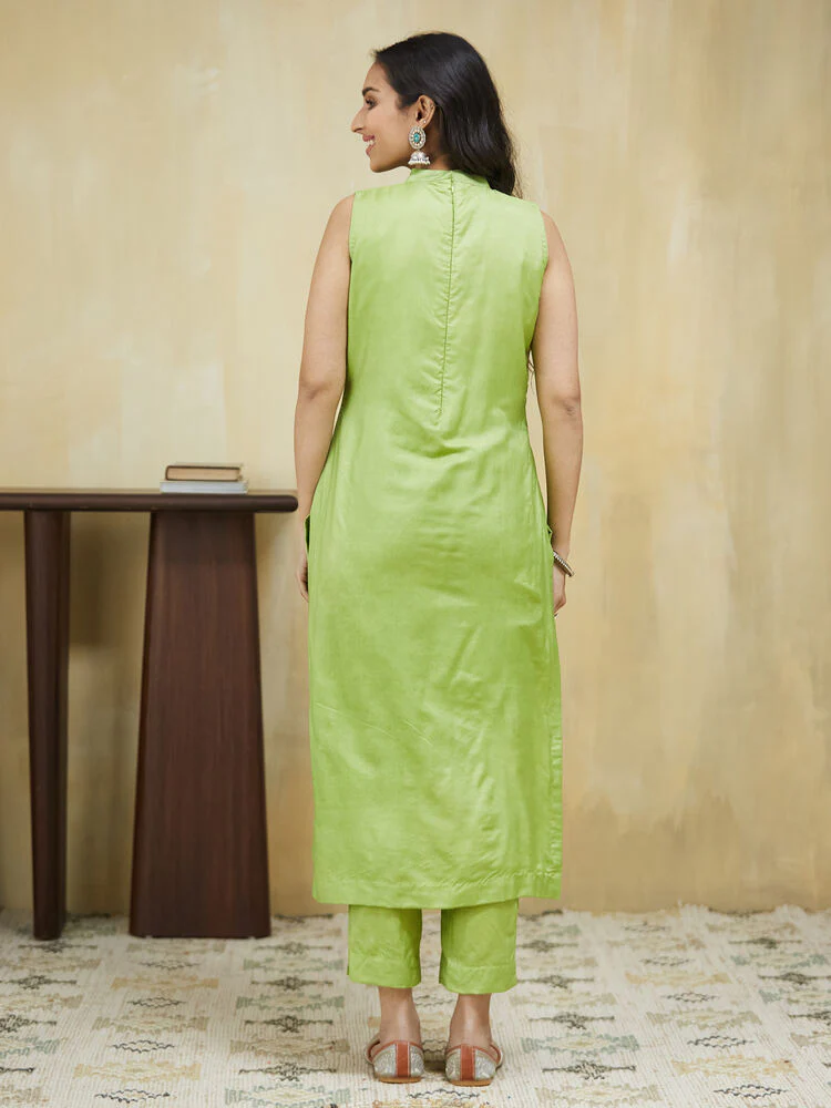 Mint Love Unstitched Suit Set - Image 7