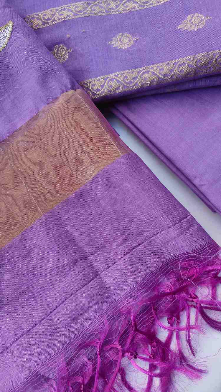 Nethram Chanderi Silk Suit - Image 8