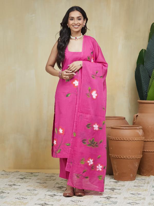 Pink Champagne Best Unstitched Suit - Image 2