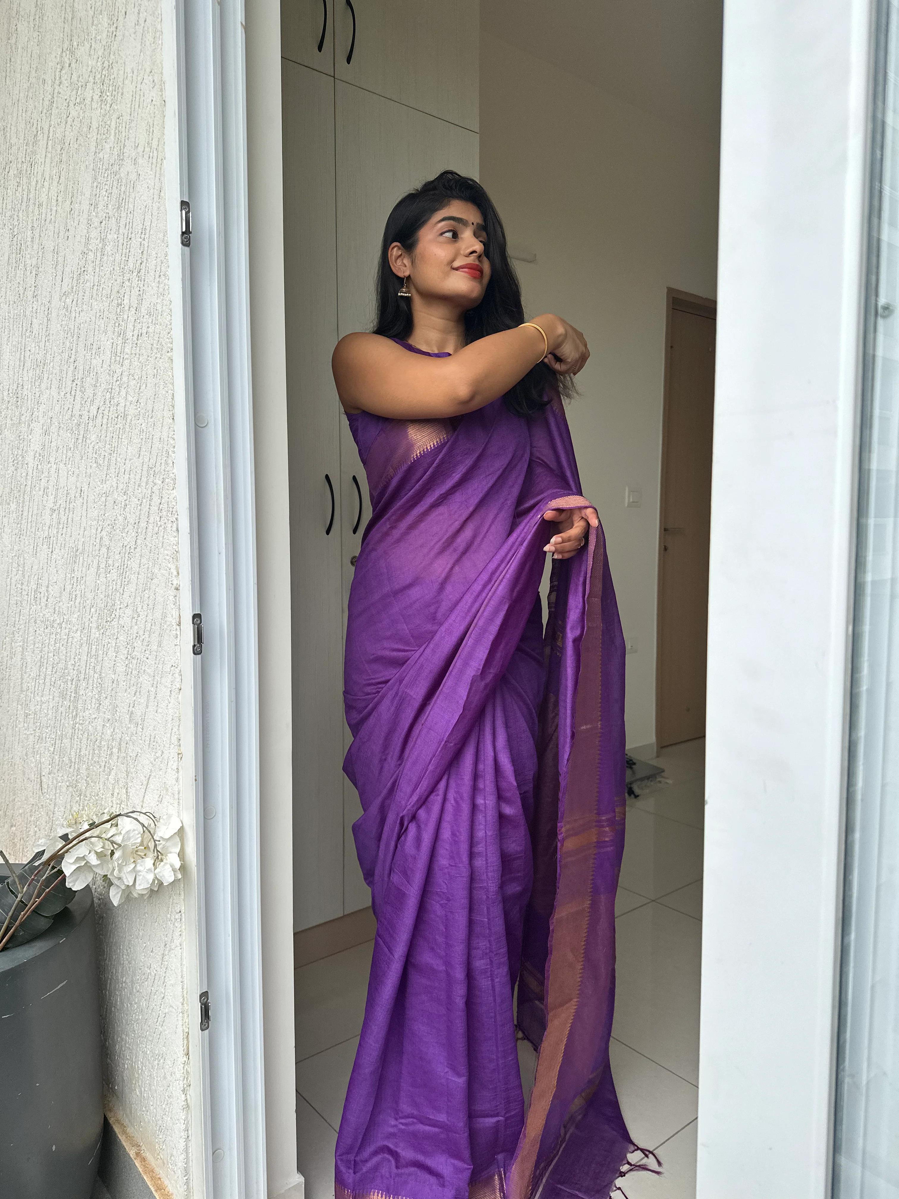 Sara Mangalgiri Silk Saree - Image 18