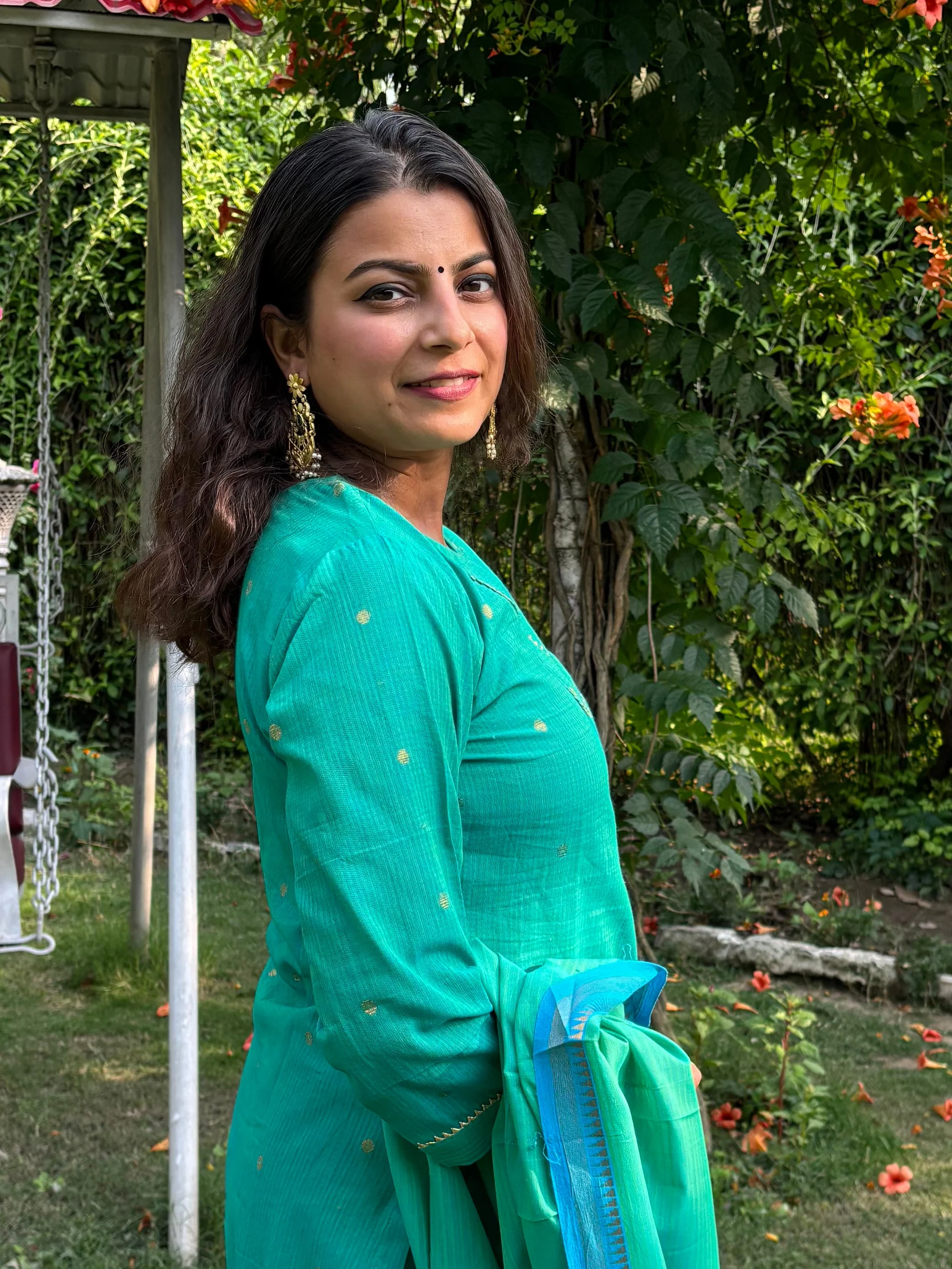 SeaGreen Love Cotton Suit - Image 3