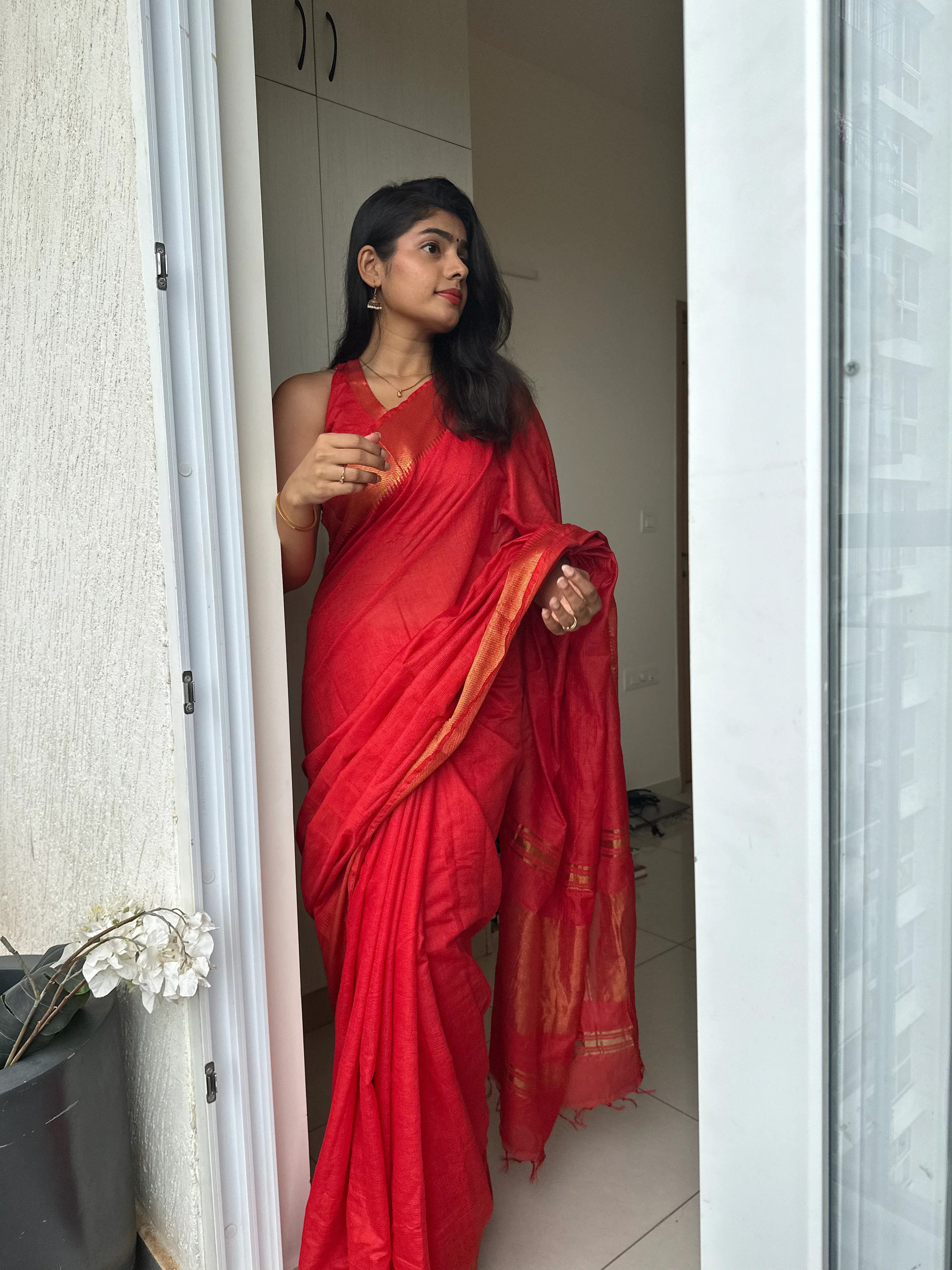 Sitara Mangalgiri Silk Saree - Image 3