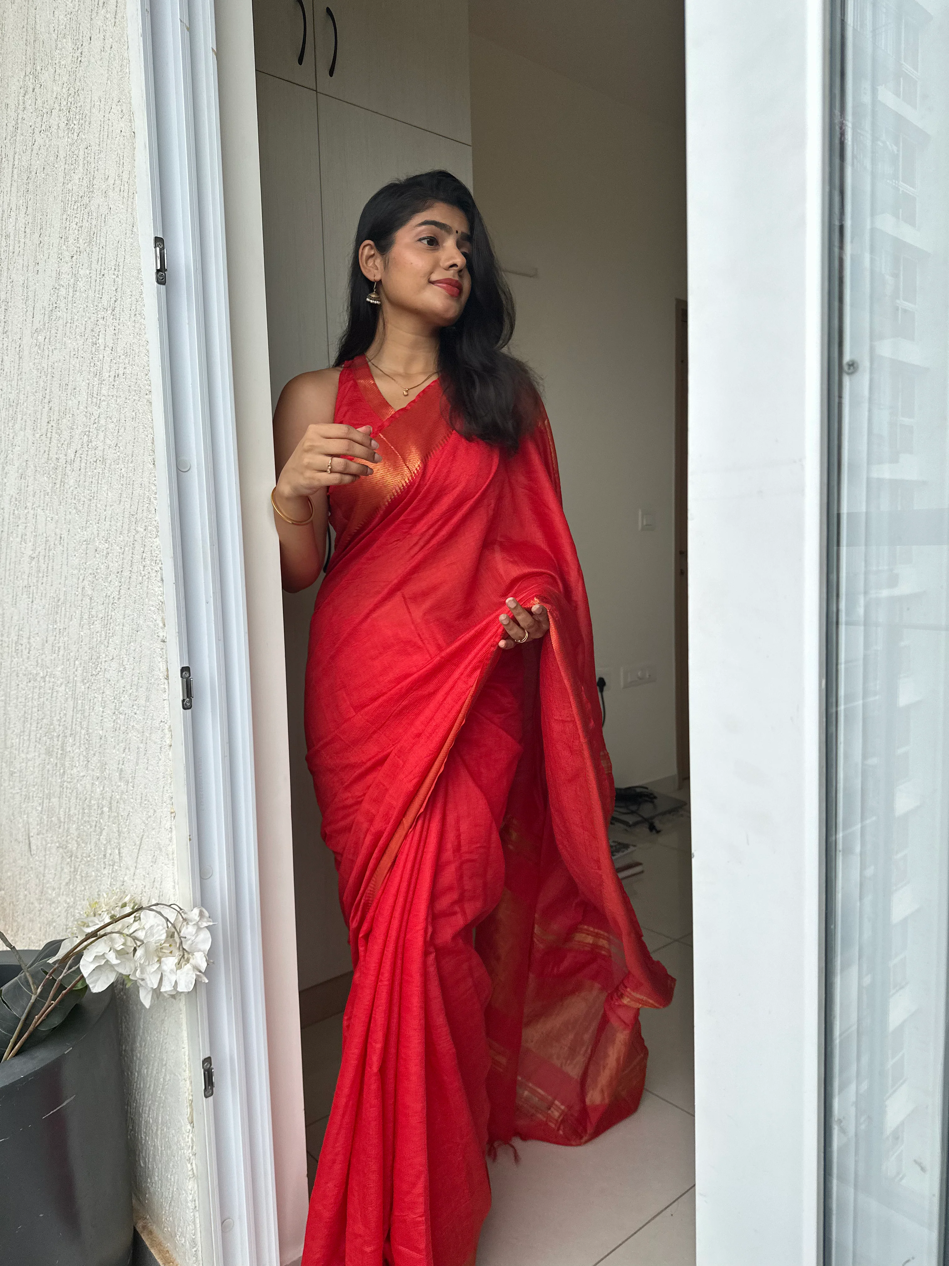 Sitara Mangalgiri Silk Saree - Image 4