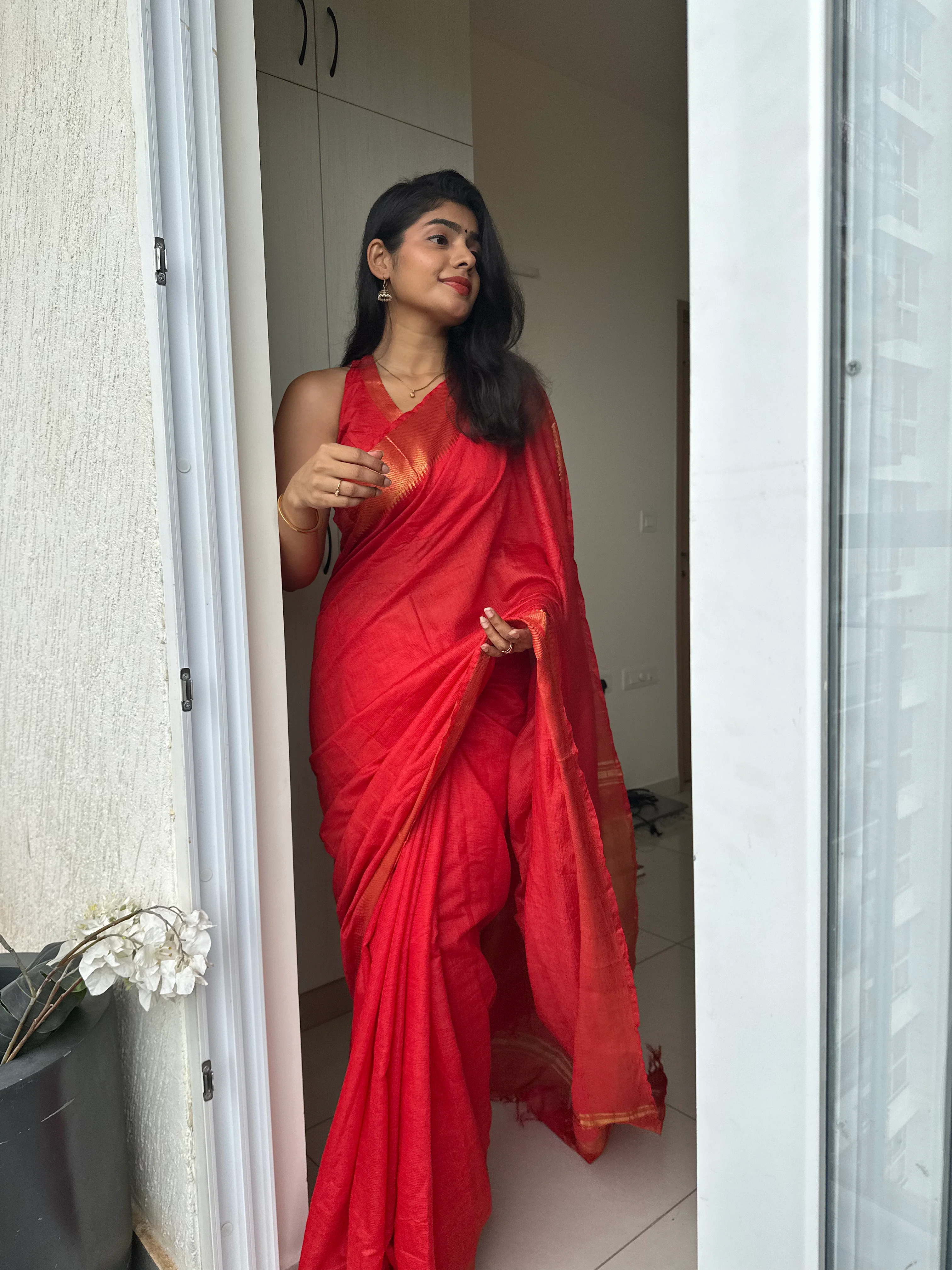 Sitara Mangalgiri Silk Saree - Image 5
