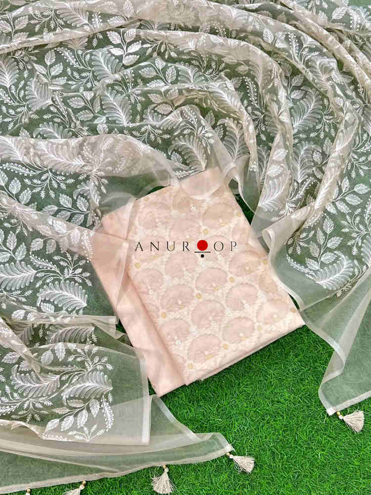 Sohan Chanderi Silk Suit - Image 4