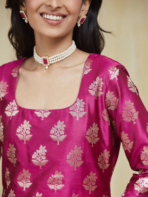 Strawberry Glaze Stitched Suit Set - Image 6