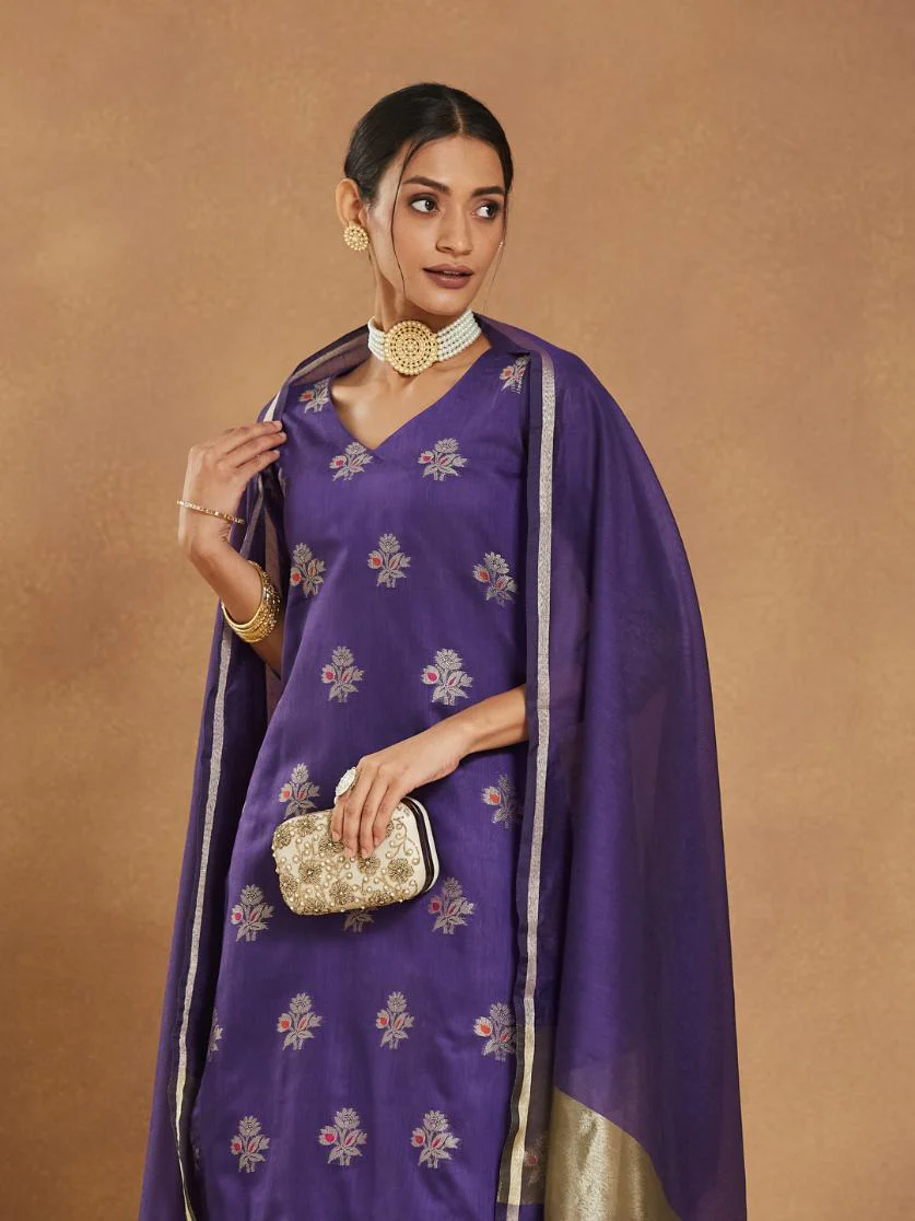 Twilight Gleam Stitched Suit Set - Image 3